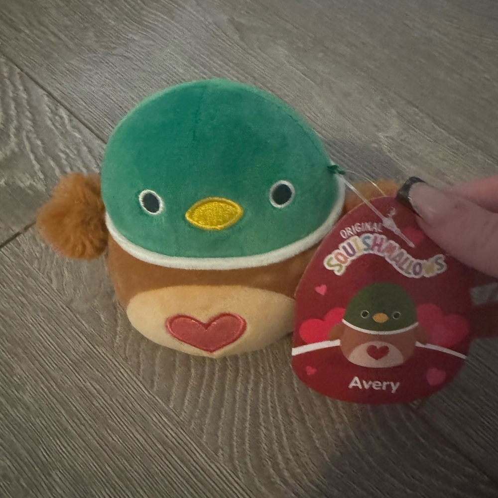 Squishmallows Avery Green and Brown Plush